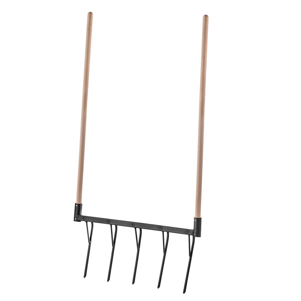 KADAX Handvertikutierer für Rasen Vertikutierer Gras Metall mit Stiel Garten