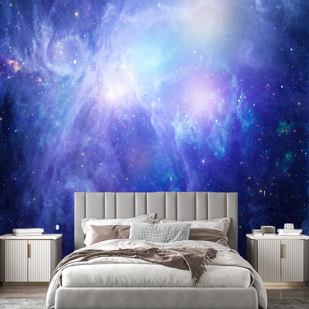 3d Galaxy Wallpapers Stars And Moon Mural Night Sky Wall Mural For Bedroom Living Room Home Decor
