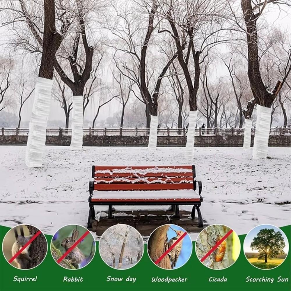 Non-woven Tree Protection Tape Coldproof White Plant Bandage Wrap Keep Warm Moisture Retention Plant Antifreeze Cover