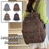Nylon Schüler Schultasche Tagesrucksack Rucksack mit großem Fassungsvermögen Laptoptasche Rucksack mit Leopardenmuster Reisen