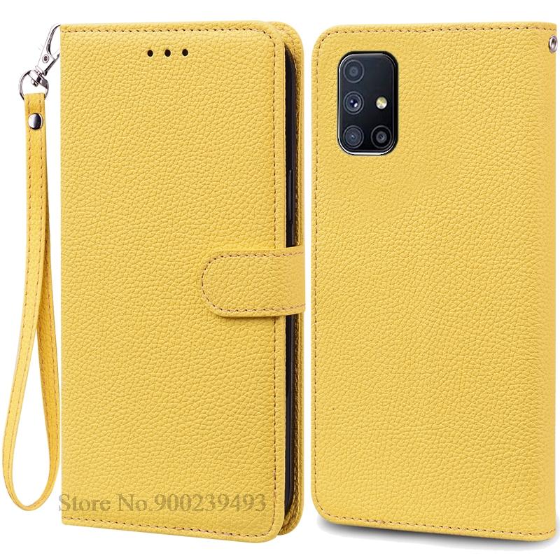 For Samsung M51 Case Soft Silicone Wallet Leather Flip Case For Samsung Galaxy M51 Case M 51 Stand Book Cover Coque Fundas