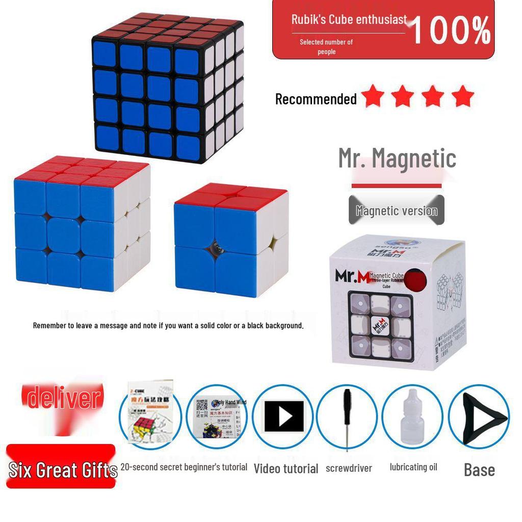 Shengshou 3x3 Magnetic Speed Cube for Competition and Beginner Students