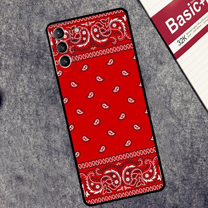 Royal Bandana Paisley Case For Samsung Galaxy S26 S25 Ultra S20 S21 S22 S23 S24 Ultra S10 Plus S25 FE Cover Coque