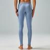 Xibin Seobean Men's Warm Low-Waist Thin Trousers - Comfortable Base Layer for Autumn/Winter