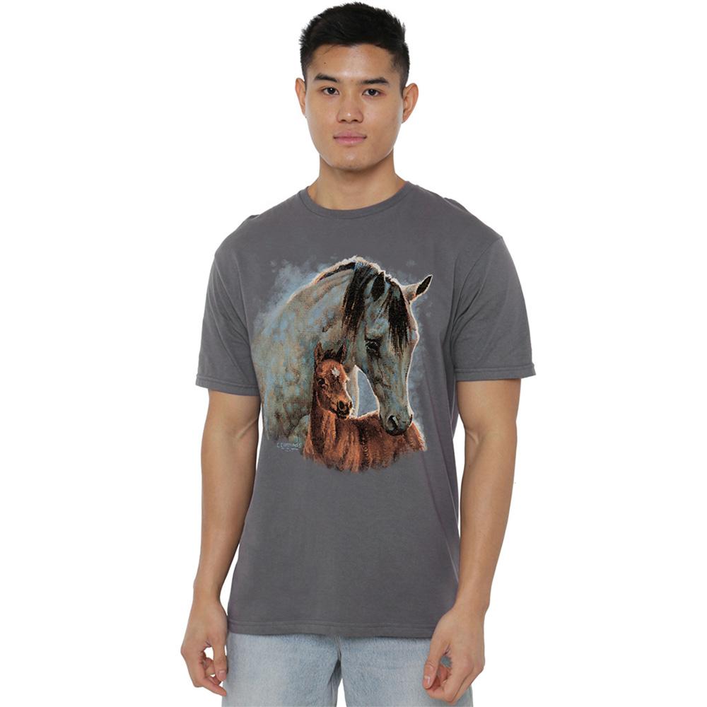Wild Wings Unisex Adult Painted Horses T-Shirt