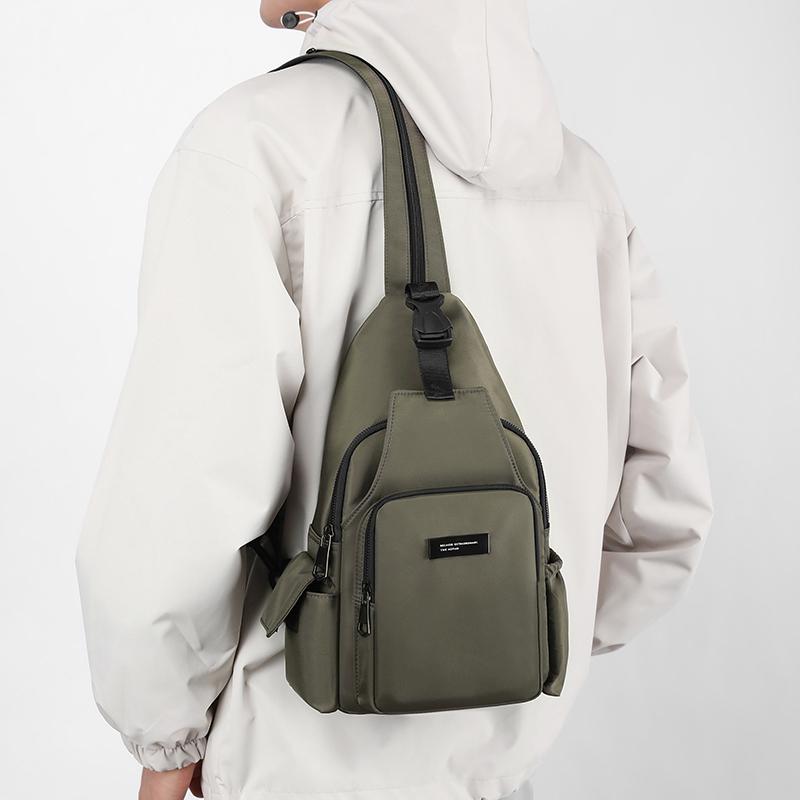 Men's Bag Multifunctional Chest Bag Travel Crossbody Bag Backpack