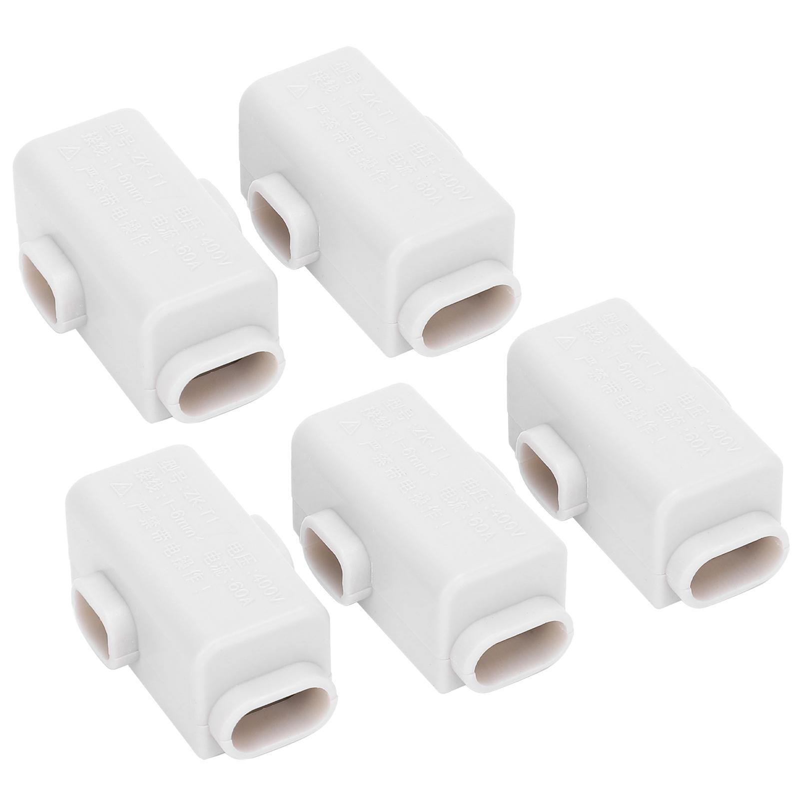 

5Pcs Terminal Parallel Spliter Copper Junction Connector Box for Ceiling Light Wiring(ZKT1 )