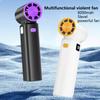 Multifunctional Mini Turbo Fan Electric Air Duster Wireless Dust Blower USB Rechargeable Portable Fan for Outdoor Use
