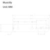 Musiclily Basic 32mm Telecaster Pre-Wired Control Plate with 3-Way Switch for Tele Electric Guitar, Chrome