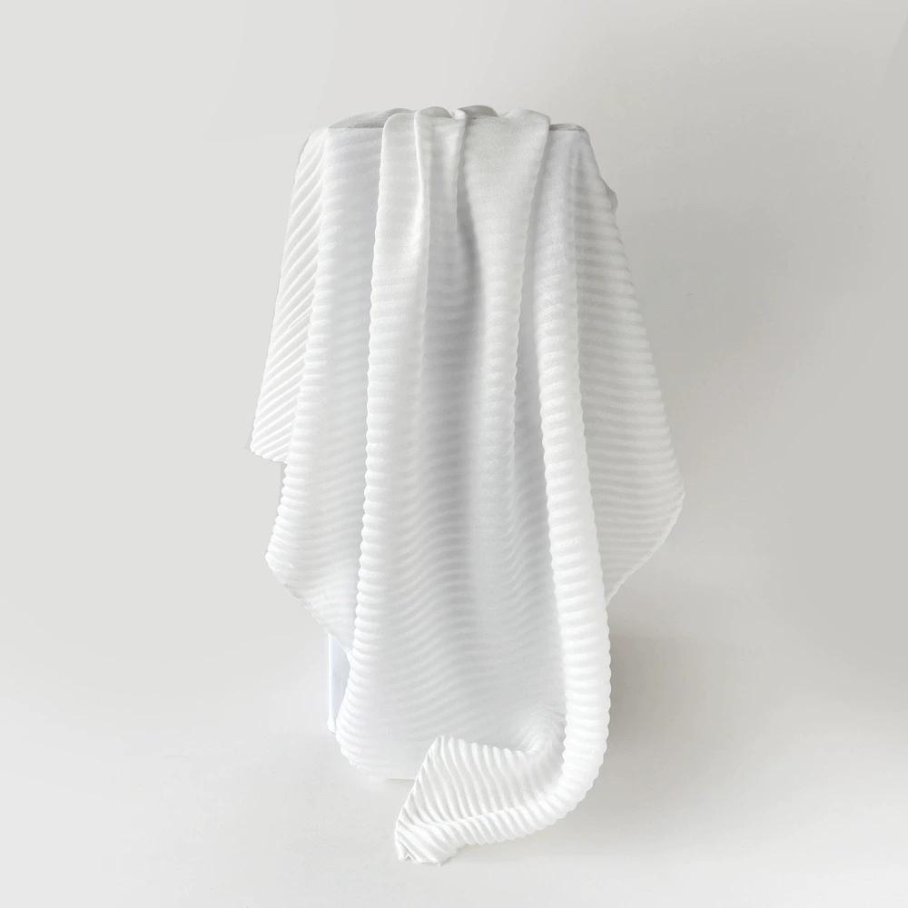 90*90cm Pleated Cotton Linen Square Scarf For Women Muslim Hijab Scarves Shawls Solid Headscarf Wraps Islamic Turban Headband