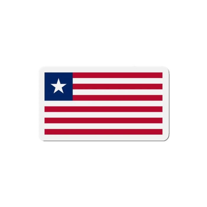 Aimant Drapeau Liberia - Multicolore - 8 Cm - 50 Pièces - Résine Synthétique - Mixte