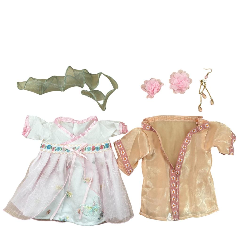 AXLUCE Linabelle, Gelatoni, Stella Lou, Cookie Ann Dress, Korean Style Costume for Small Plush Dolls (No Plush Toy) (A)