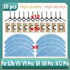 Compatible For ( iLife V9 / V9 Pro / G9 / G9 Pro / A12 Pro ) Parts Side Brush Mop Cloth Dust Bag Replacement Accessories