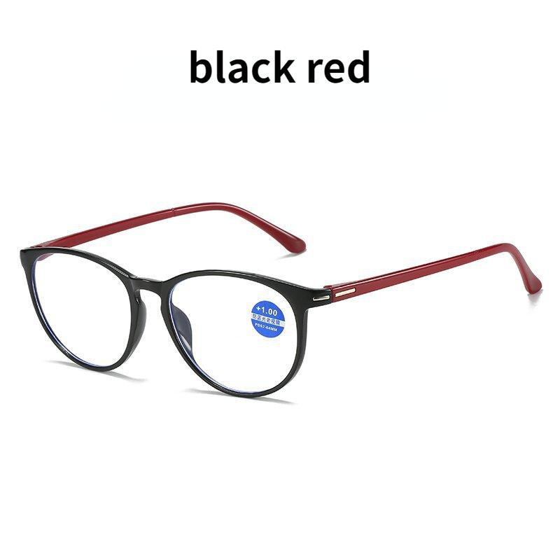 Reading Glasses Men Women Vintage Anti Blue Light Presbyopic Eyeglasses Round Full Frame Eyewear +0.5 +1.0 +1.5 +2.0 +2.5 ~ +4.0