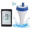 Pool Thermometer IPX8 Waterproof Solar Powered Wireless Floating Pool Water Temperature Gauge for Hot Tub Pond Aquarium
