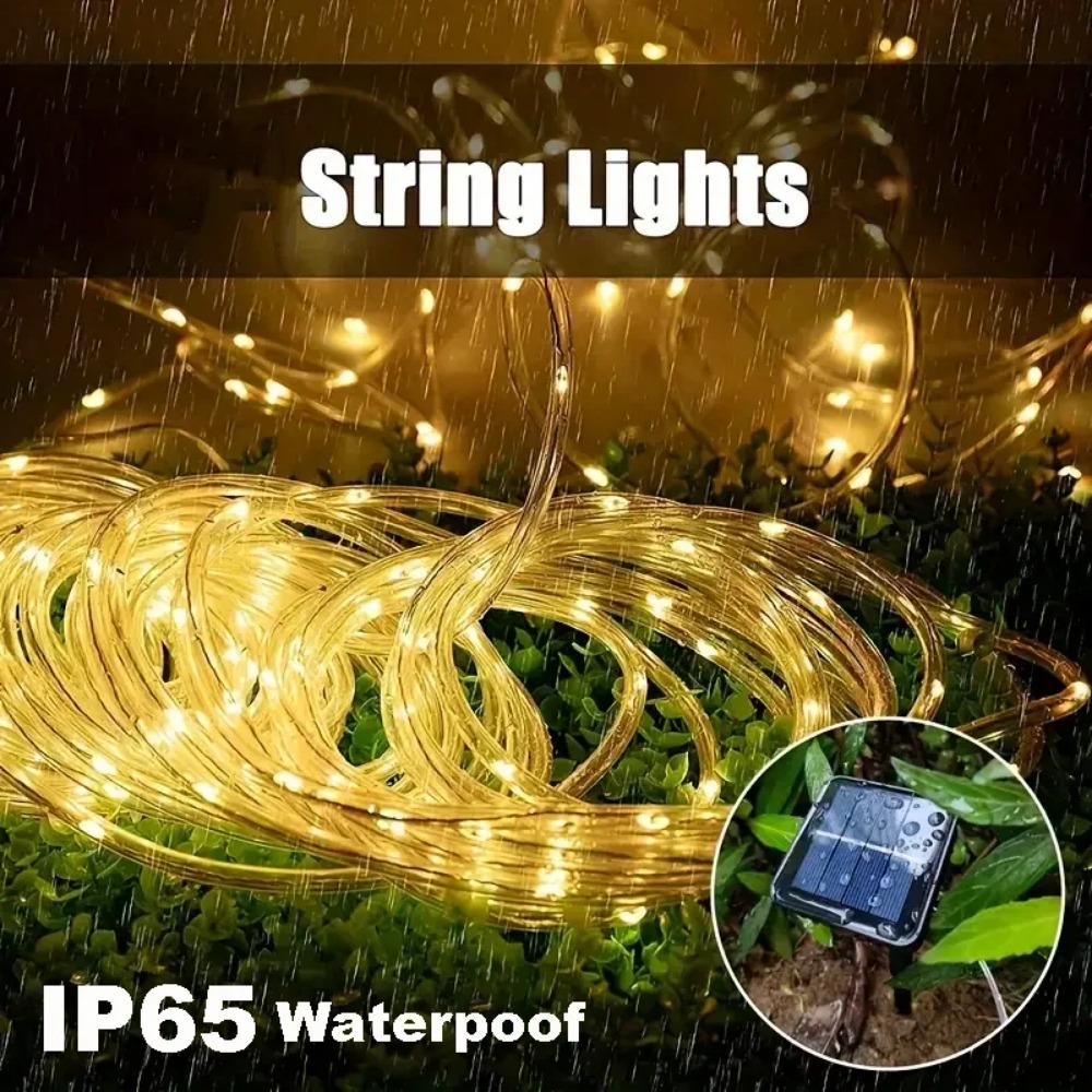 LED Solar Fairy Lights Lampa Outdoor 7M 12M 22M Diody LED String Wodoodporny Holiday Party Garland Solar Garden Christmas Lights