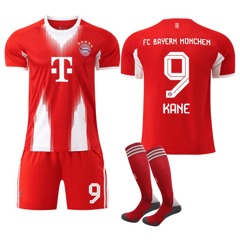 Bayern Munich Home Jersey 10 Muller Soccer Uniform Set Men 2025-26 Kit Kids Youth Olise 14 Diaz 17