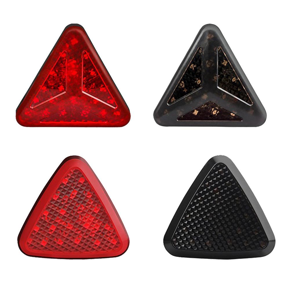 Car Rear Stop Tail Lamp Triangle Style Warning Tailer Lights Auto Tail Warning Brake Signal Lamp Rear Tail Light for Car Warning