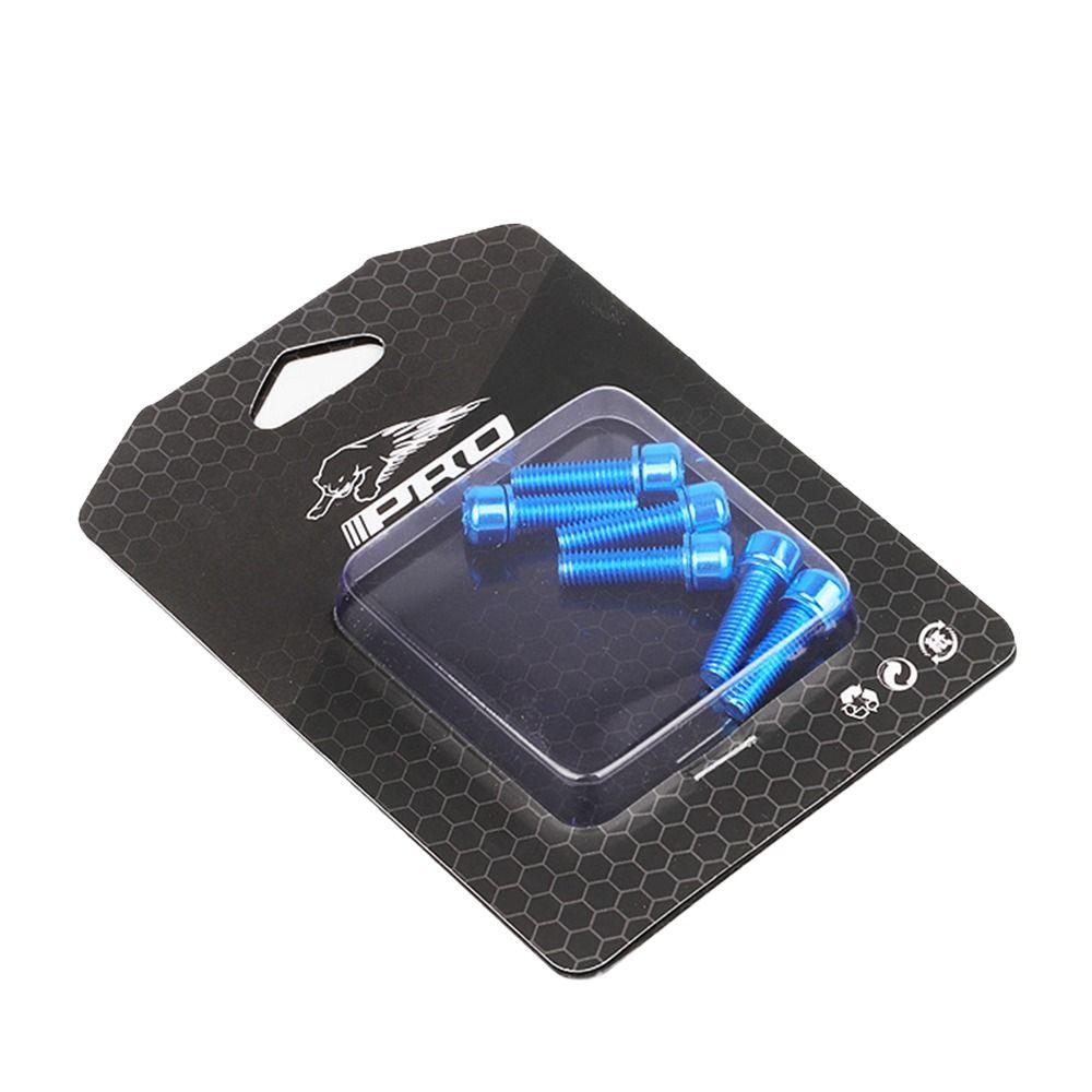 

Outdoor MTB Cycling with Washer Stem Fixing Bolts Bicycle Stems Screws Bike Parts Fixed Bolt синий