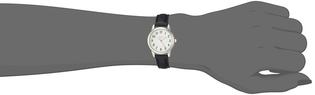 [Arias] Analog Amalfidia Waterproof Leather Strap White Dial WW20027A-168 Women's Black