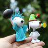 Snoopy Figuur Pvc Cartoon Karakter Model Set Voor Verzamelaars En Cadeaus