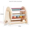 Tabletop Montessori Wooden Rolling Drum Children Coordination Toy Training