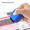 Privacy Protective Roller Stamper with Dustproof Lid Identity Theft Prevention Stamper Roller for Document Mail Address