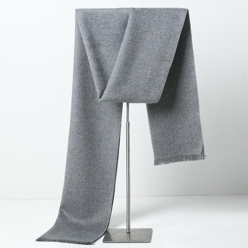 Men's Winter Plaid Imitation Cashmere Scarf - Warm, Casual Accessory