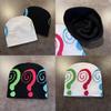Fashion Colored Question Mark Pattern Neutral Casual Warm Knitted Hat For Autumn