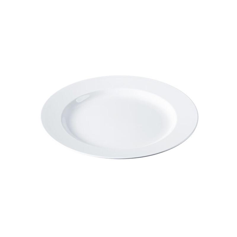 A5 White Melamine Round Dinner Plates (Pack of 5)