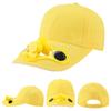 Sun Protection Solar Fan Cap Breathable Baseball Cap Cooling Technology Summer Fan Sunhat  Sport