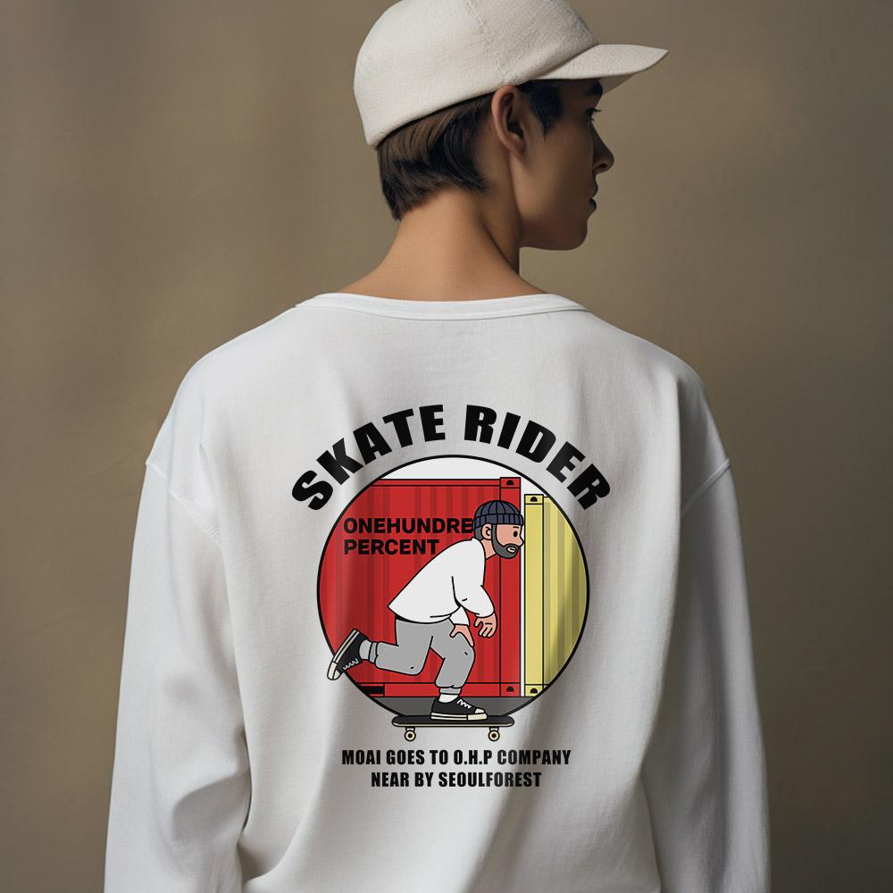 OHP Ohp X Moai Bskater No.2 Basic Long Sleeve T-Shirt