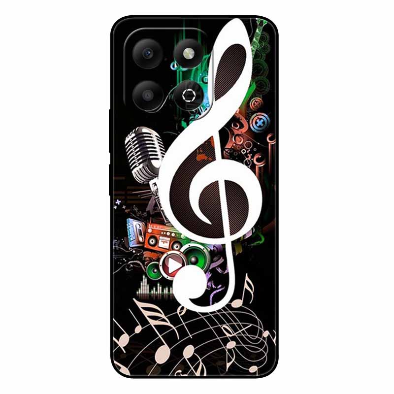 

For Honor X6B Case Silicone Printed Owl Lion Shockproof Phone Cases for Huawei Honor X6b Cover Bumper HonorX6B TPU Bags Cartoon