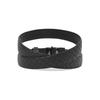 Benovero Leather Black Satin Logo Automatic Belt Bmg1acb1232k1