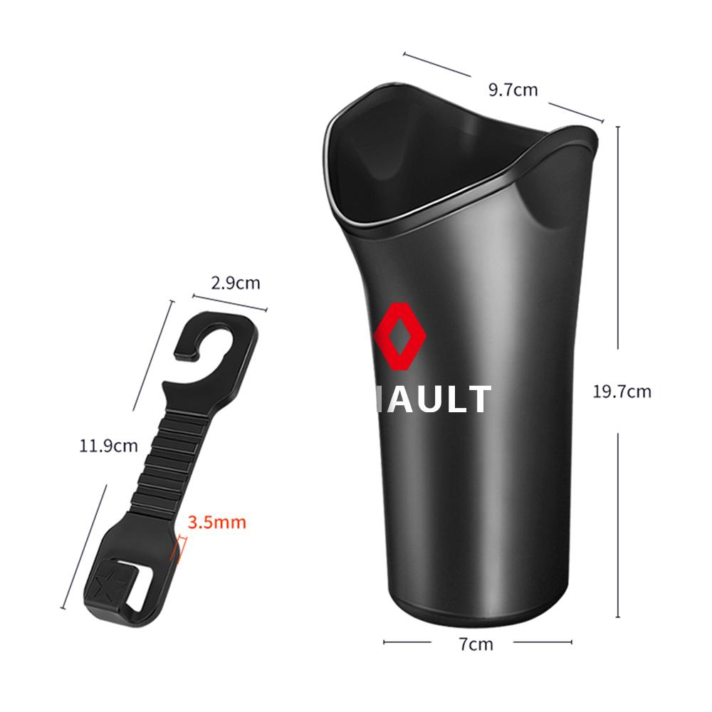 Car Umbrella Storage Box Leakproof Water Cup Holder For Renault Koleos Duster Megane 2 Logan Clio Loguna DACIA Kwid Captur Teizy X888