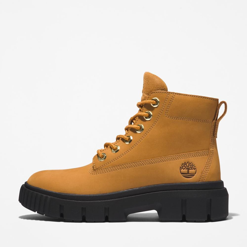 Timberland Greyfield Mellomhøye Snørestøvletter, Dame, TB0A5RP42311, Hvit, 8.0 (25,0 cm)