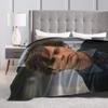 Cozy Criminal Minds Spencer Reid Blanket Stuff Sofa Decorative  Throws And Blankets Lightweight Flannel for Bedroom