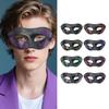 Painted Beauty Half Face Mask Retro Jazz Prince Mask Couple Masks Halloween Party Mask Prop Christmas Masquerade Party Gift