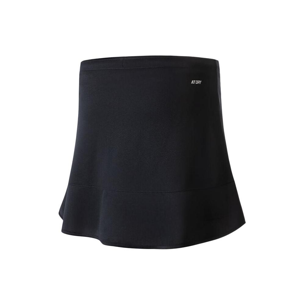 Li Ning Badminton Series Solid Color Quick-Dry Cool Skirt Shorts Women Shorts Black ASKS144-4