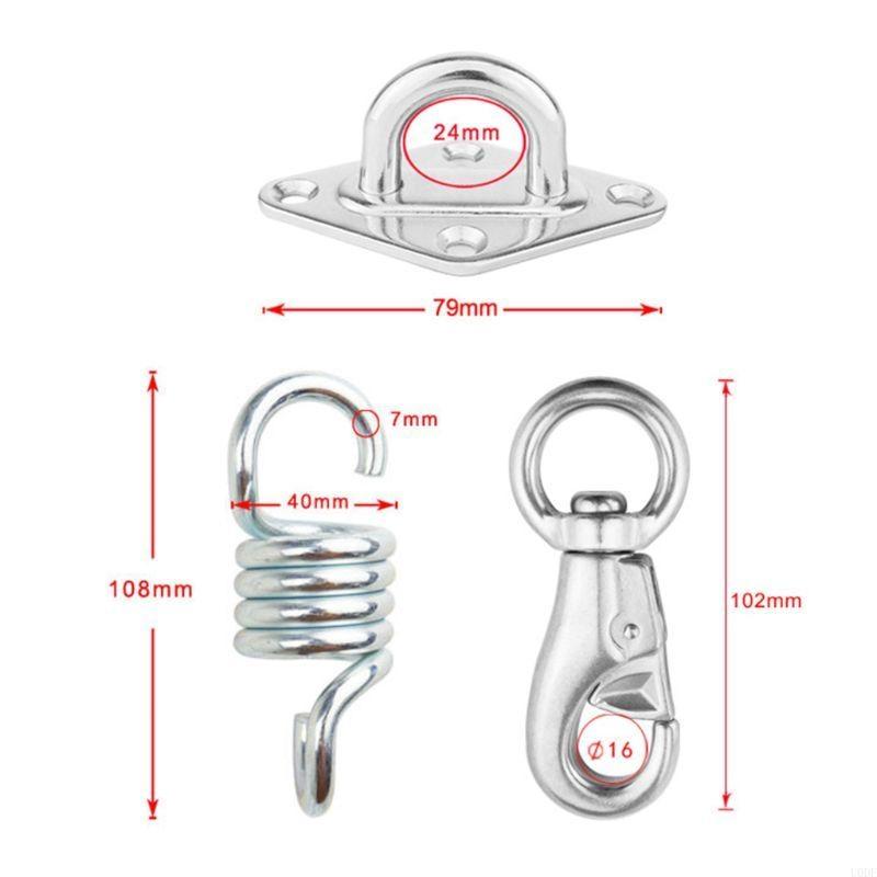Hammock Chair Hanging Spring Hooks Ceiling Mount Tool Set Accessories
