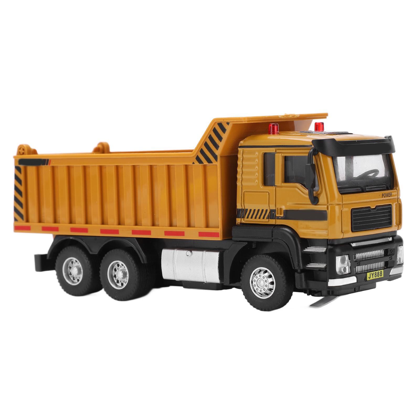 

Alloy 1:50 Engineering Dump Truck Toy Model Flexible Construction Site Vehicle Toys for Kids and Decoration for House