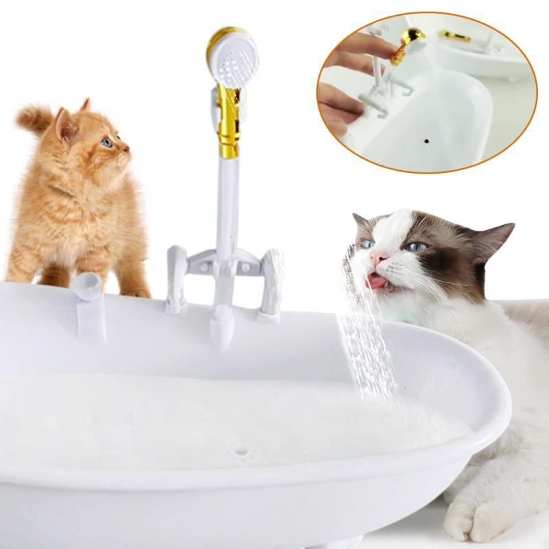 cat sink fountain