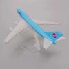 Alloy metal Planes Aircraft Model Airplane Korea Air Airlines B747 Plane 16cm Display Diecast 747 With Stand Airplanes Decoratio