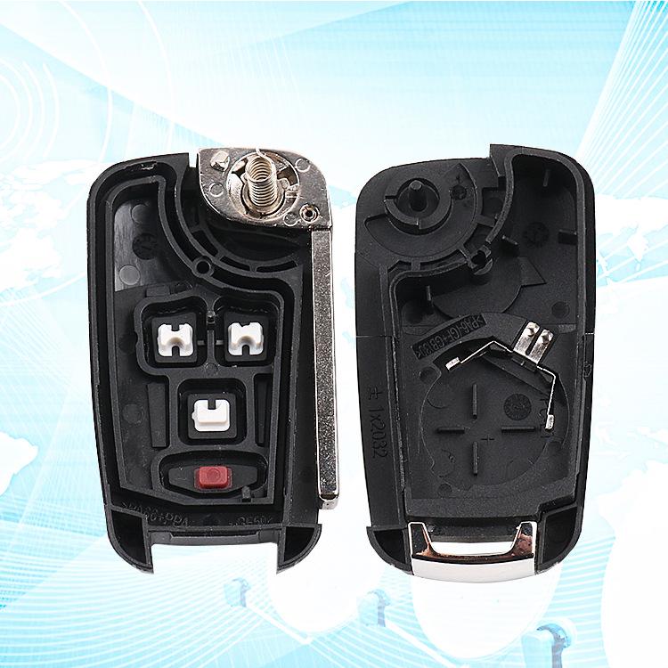 Fits Buick Excelle, Regal, LaCrosse, Chevrolet Cruze, and Malibu Folding Key Shells