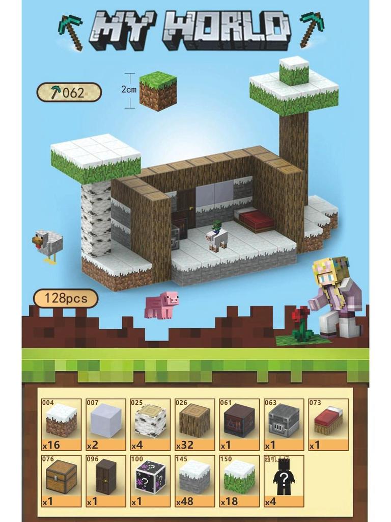 Magnetische Blockwelt: DIY Bausteine - Lernspielzeug für Kinder