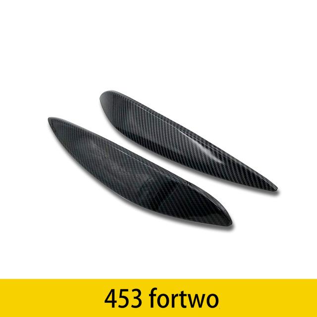 Carbonfaser-ABS-Kunststoff-Autodekoration, modifiziertes Zubehör für Smart 453 Fortwo. Äußerer Türgriff im Autoinnenraum