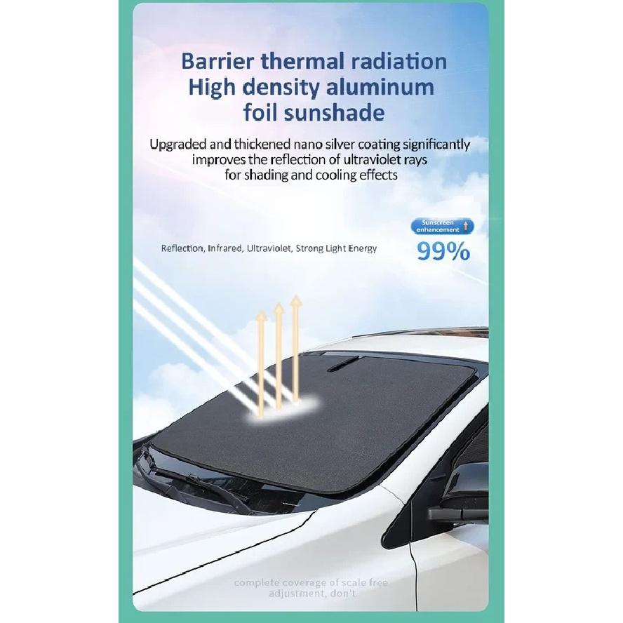 Car Sunshade For Hyundai Tucson LM Accessories IX35 Elite 2010 2011-2015 Car Sun Visor Windshield Anti-UV Sun Protector Cover