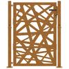 Garden Gate 100 X 125 Cm Corten Steel Light Design