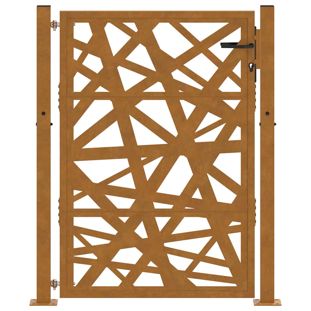 Garden Gate 100 X 125 Cm Corten Steel Light Design