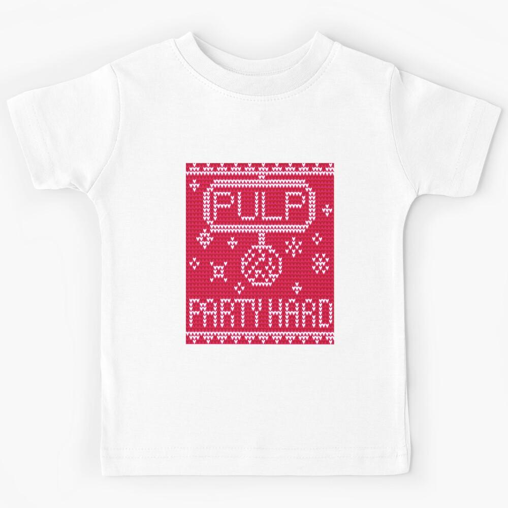Pulp Christmas - Party Hard Kids T-Shirt 170